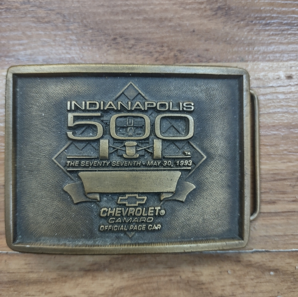 Vintage Indianapolis 500 belt buckle